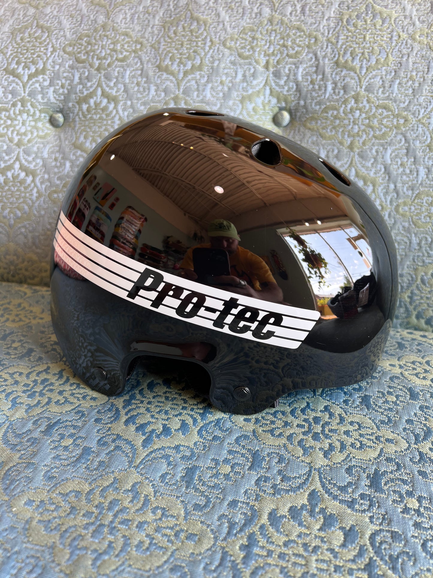 Pro Tec Old School Skate Helmet Gloss Black