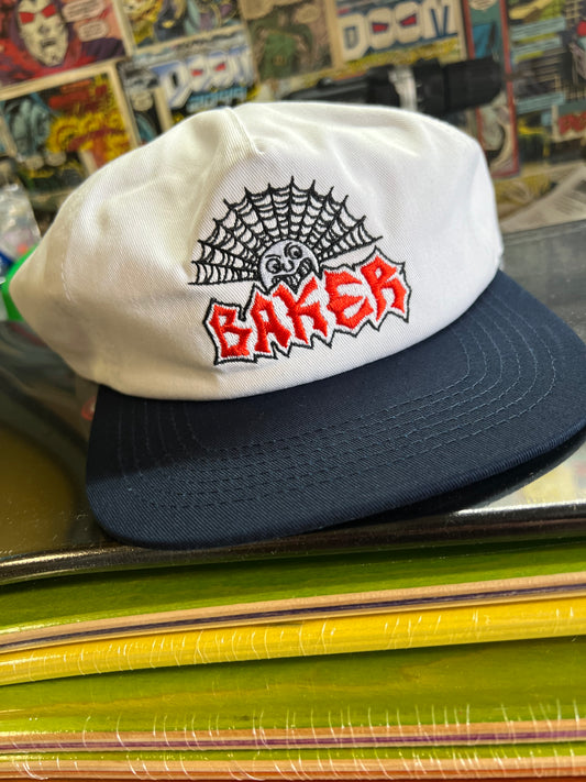 Baker Jollyman Hat White/Navy