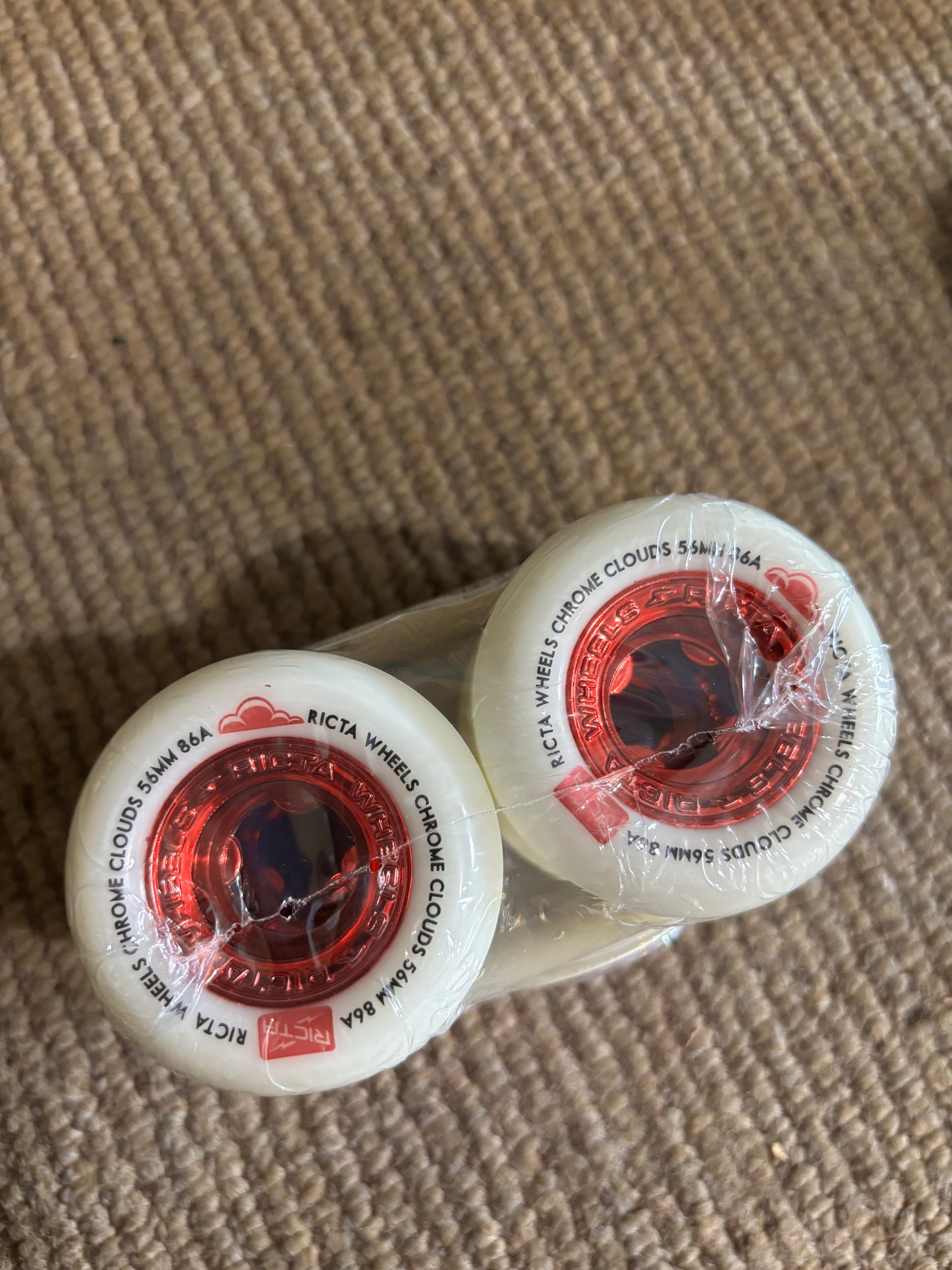 Ricta Chrome cores 56mm 86a Red