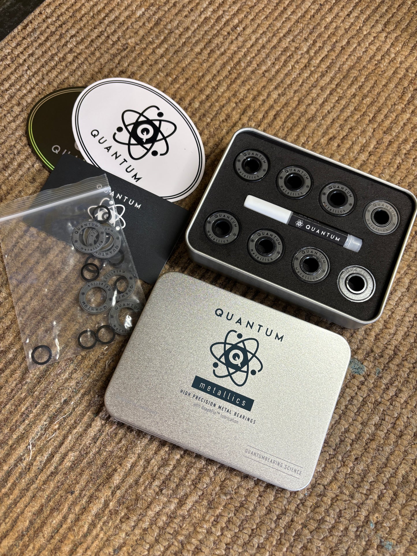 Quantum Metallics Bearings