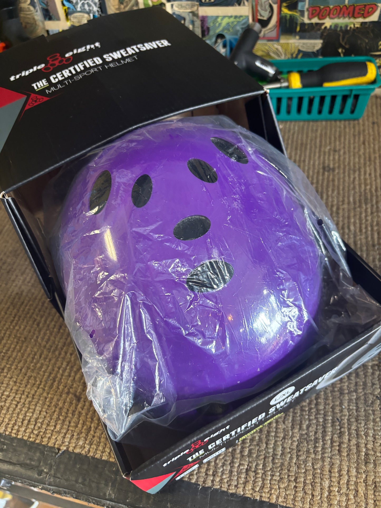 Tripple 8 Sweat Saver L/Xl Purple