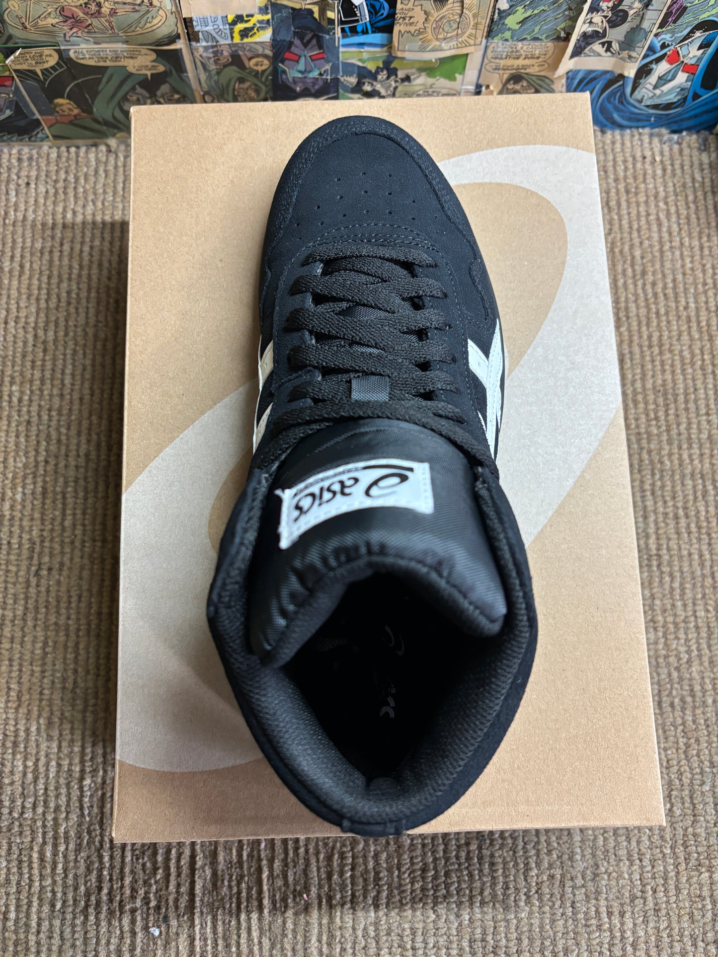 Asics Japan Pro MT Black/Bright White (9-11)