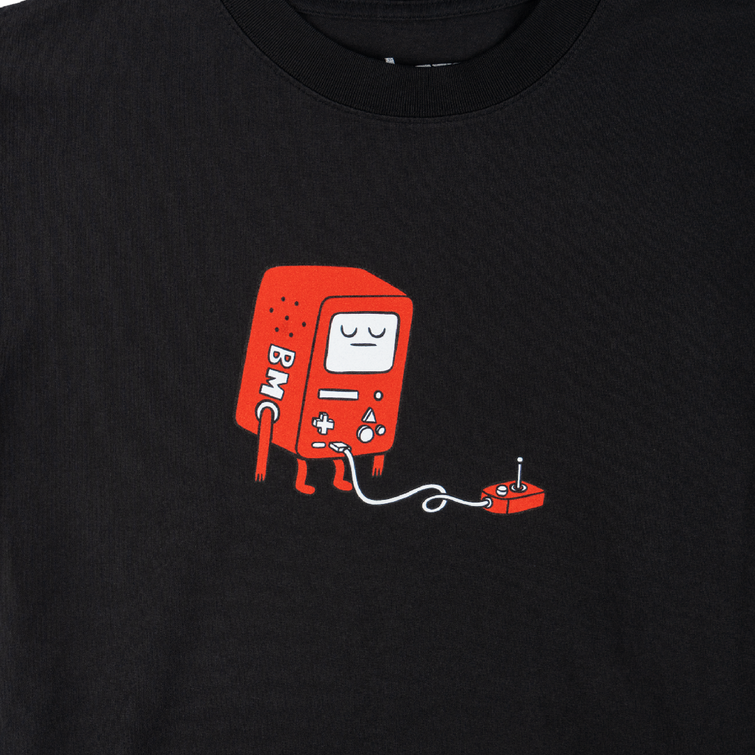 Welcome X Adventure Time BMO tee Black (XL-XXL)