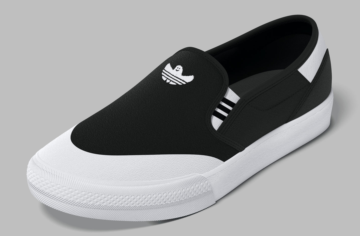 Adidas Gonz Smoofpil Slip RX Black/White  (8-12)