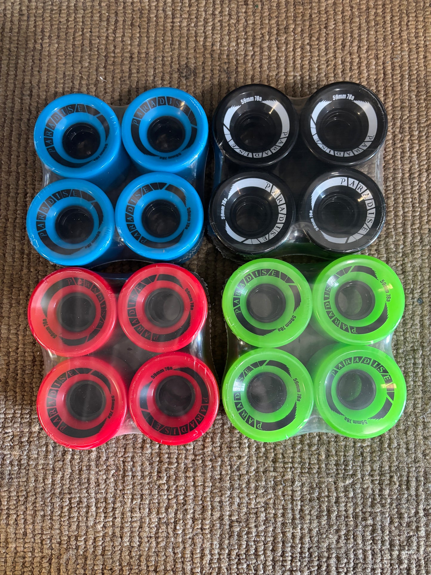 Paradise Cruiser wheels 59mm 78a