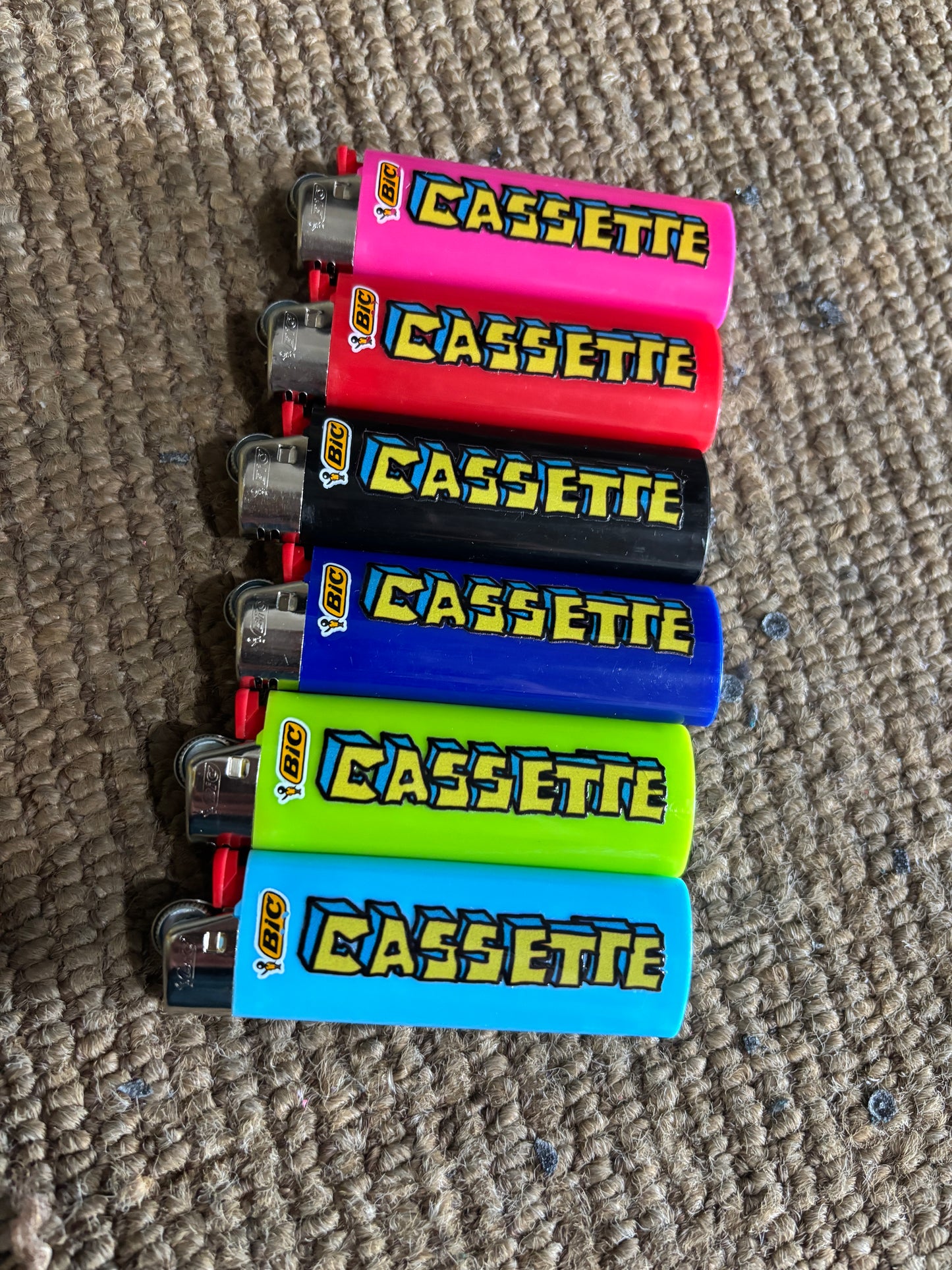 Cassette Lighter (asst colors)