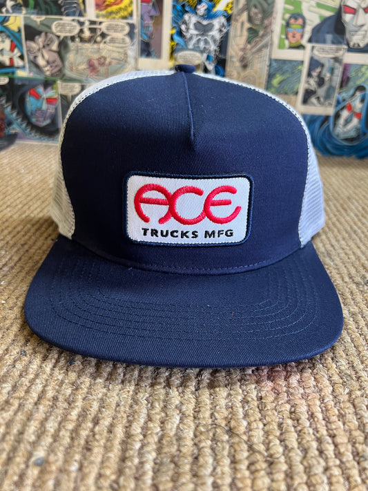 Ace Speedway Hat Navy/White