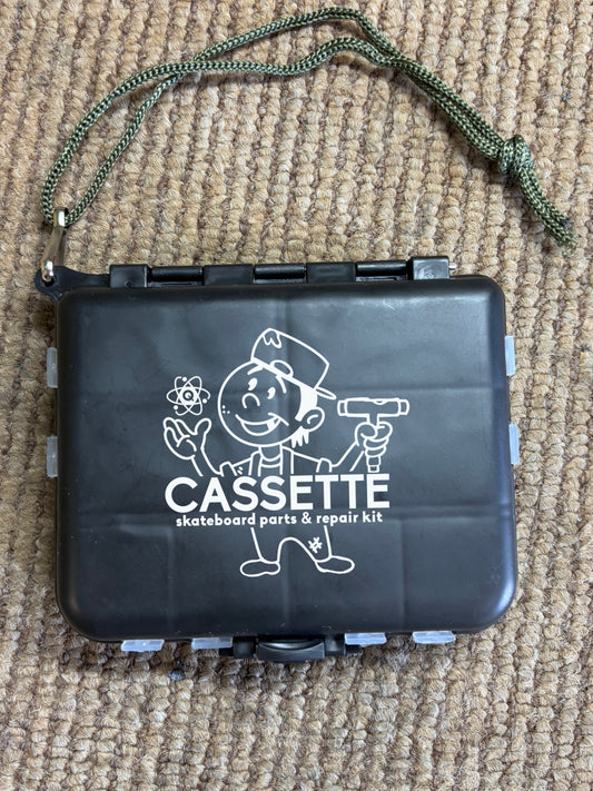 Cassette X Quantum Skateboard parts and repair kit.