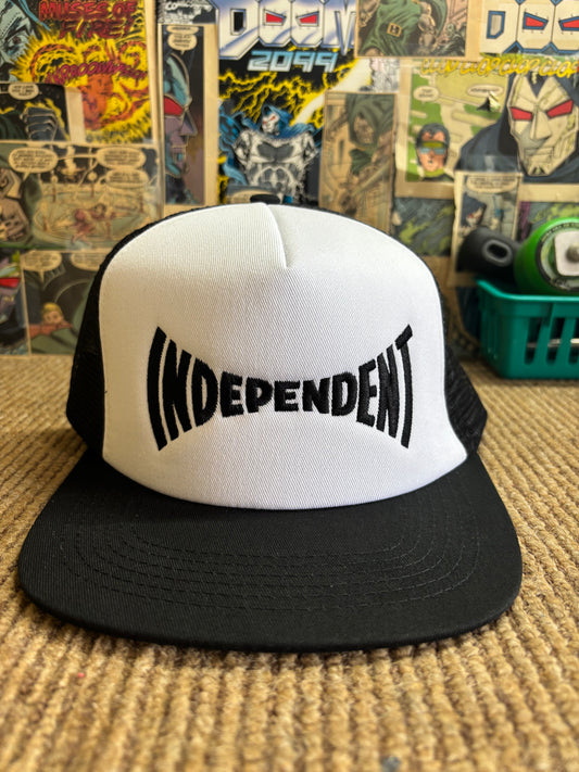 Independent Span Trucker Blk/White