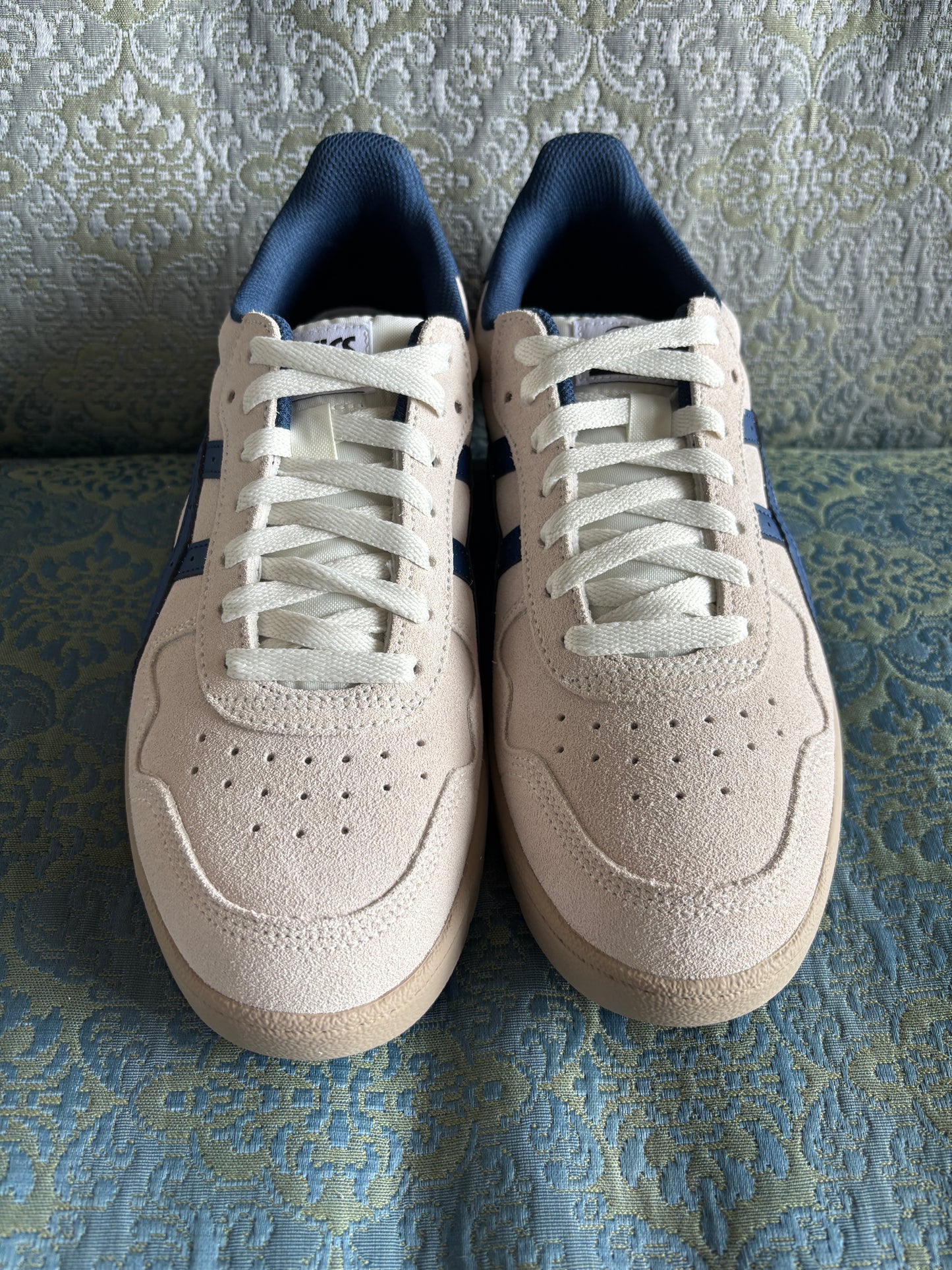 Asics Japan Pro Cream/Independence  Blue ( 9-12)