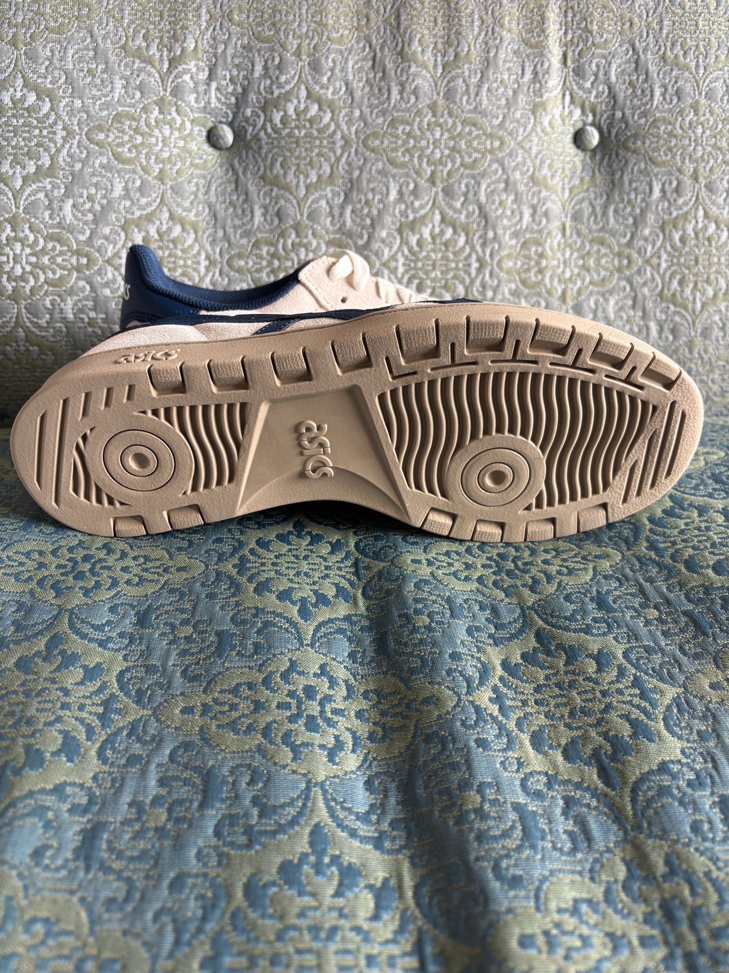 Asics Japan Pro Cream/Independence  Blue ( 9-12)