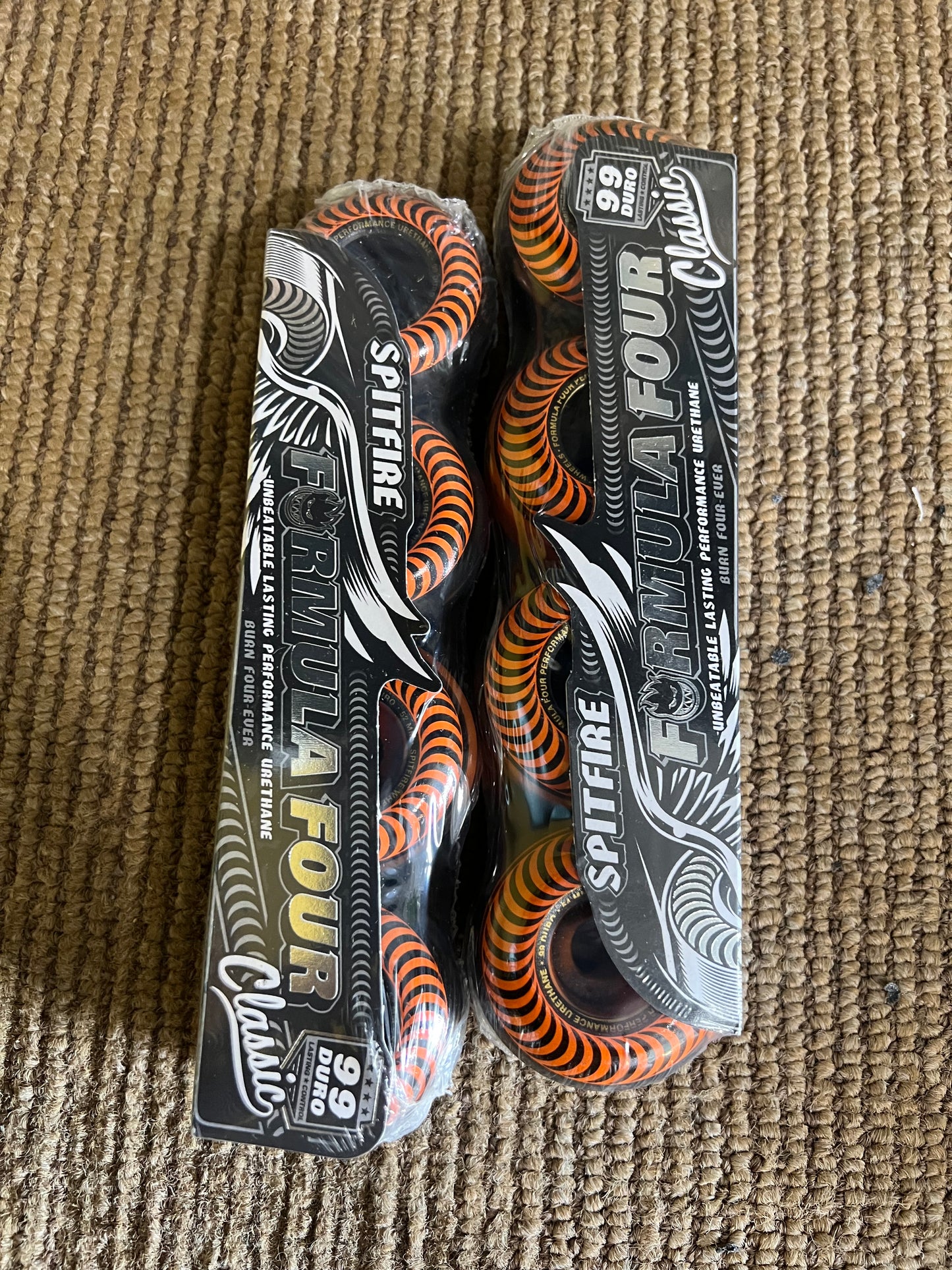 Spitfire F4 Swirl Classics BLK/ORN  99D