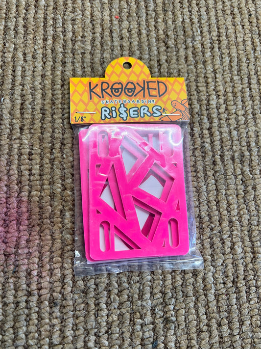 Krooked Pink risers 1/8th