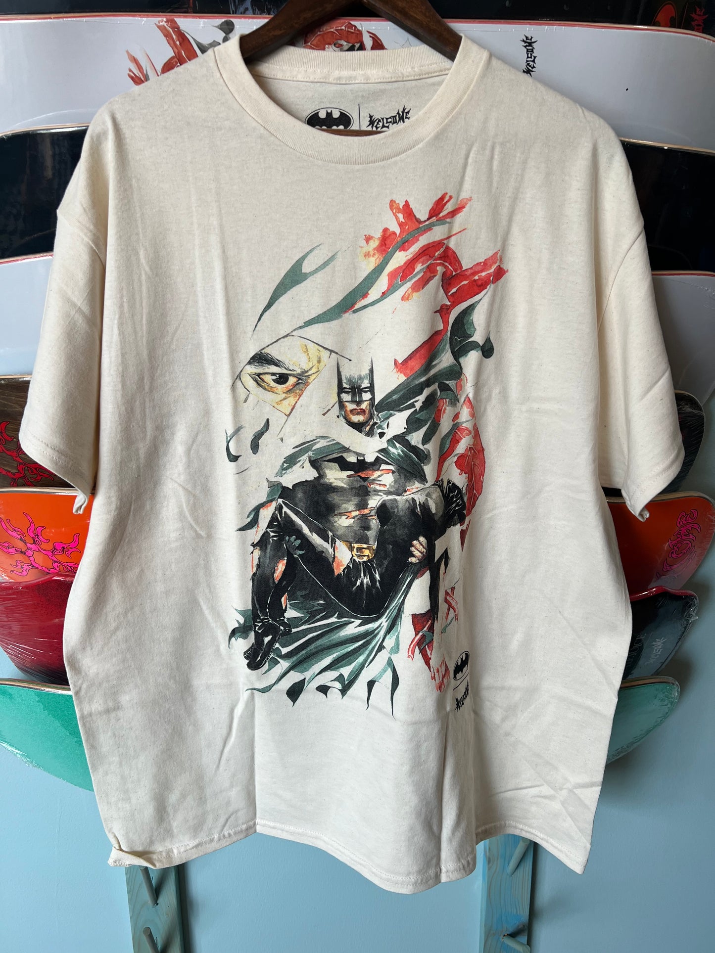 Welcome X Batman Heart of Hush Tee
