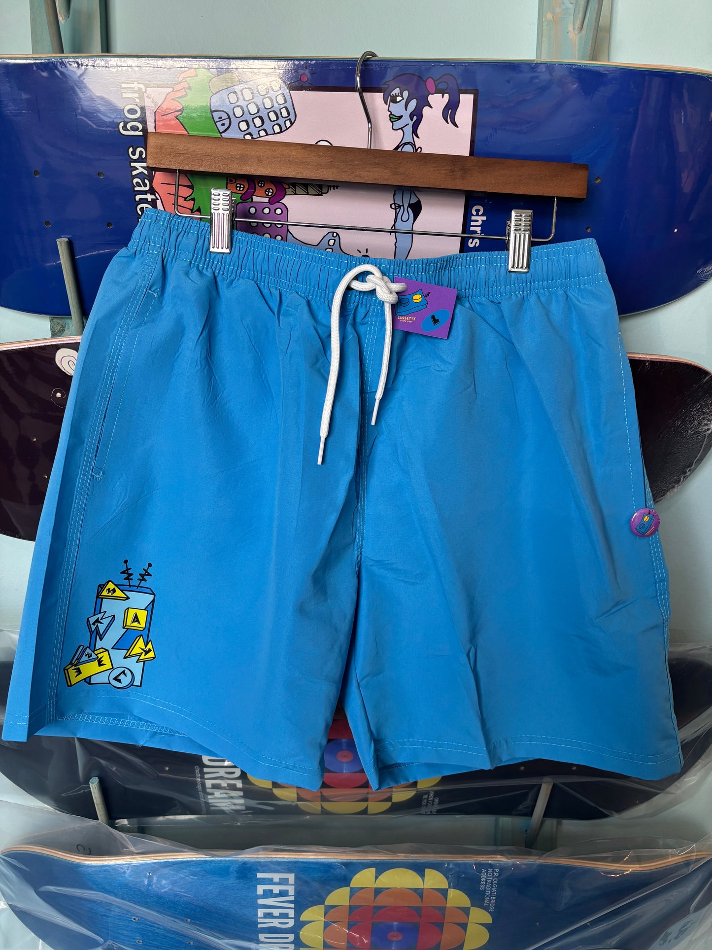 Cassette Complete Control Surf shorts (Blue)