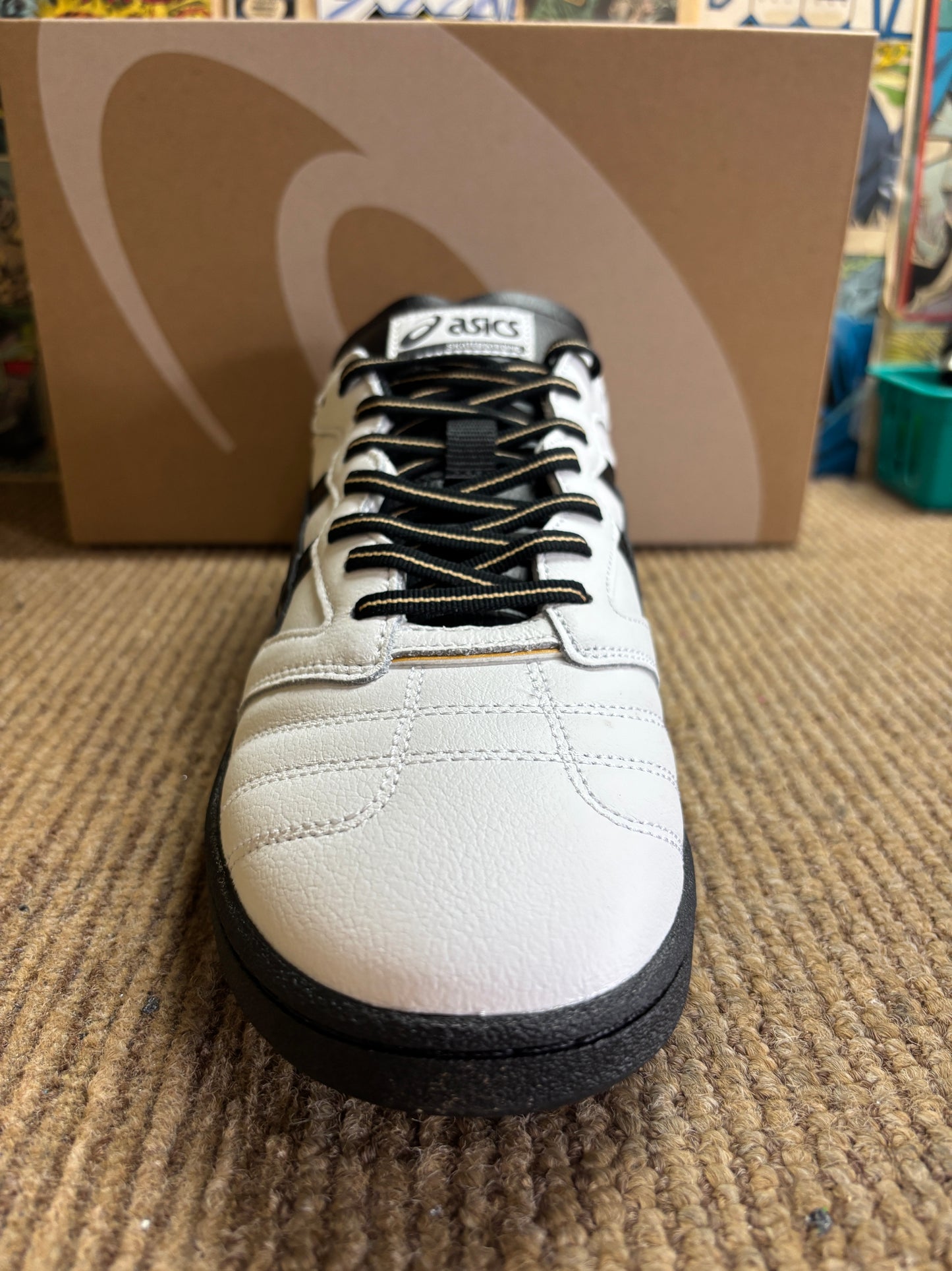 Asics Leggerezza FB White/Black (9-11)