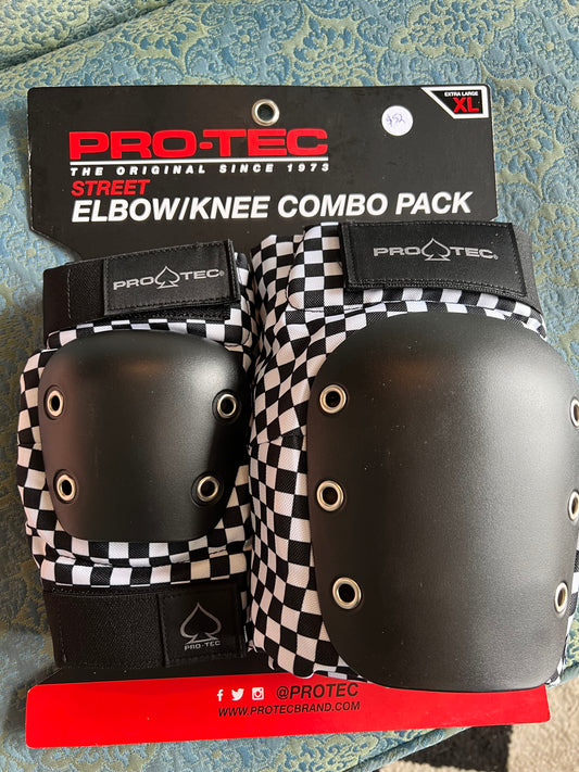 Pro Tec Street Knee & Elbow Pads Checker XL