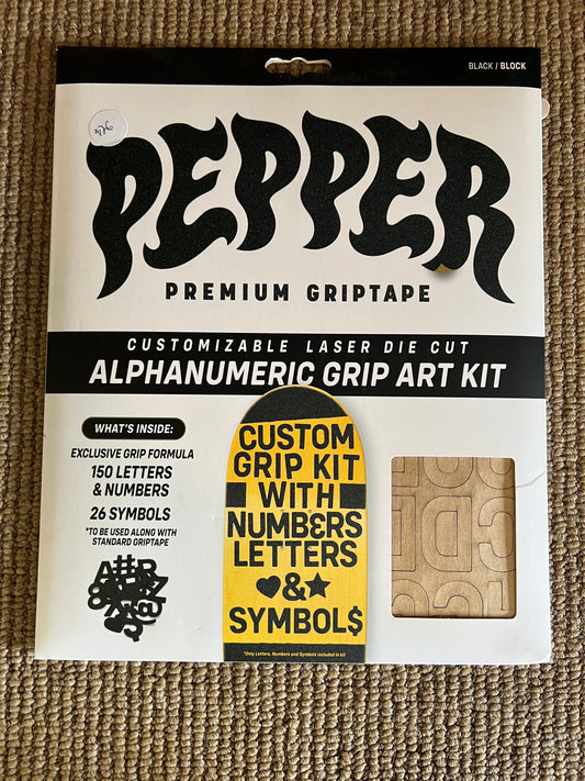 Pepper alphanumeric Grip